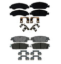 Set of 4 Ceramic Brake Pads for Chevy Silverado GMC Sierra