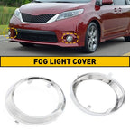 Set of 2 Fog Light Hole Covers for Toyota Sienna SE (2011–2017) 5271308020 Chrome