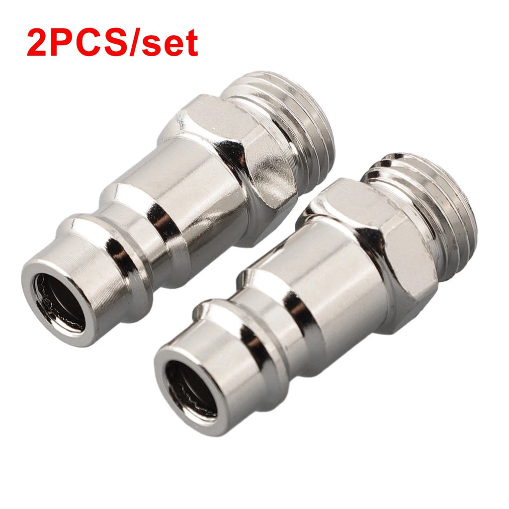 Quick-Release Air Line Coupler Connector Fitting 1/4in-Male for Euro Models