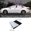 Side Window Camp Black Silver Sunshade / 6PCS for Hyundai Sonata (2011–2014)