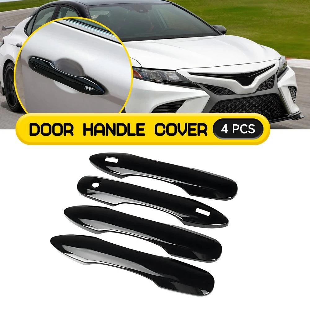 Black Door Handle Cover for Toyota Camry Avalon Corolla Cross (2018–2023)