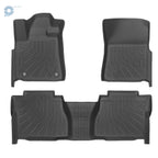 Set of 3 TPE Floor Mats Liners for Toyota Tundra Double Cab/CrewMax (2007–2011)