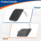 Rear Tow Hook Cover for BMW 1 Series F20 (2012–2019) No. 51120038888 Mineral Grey