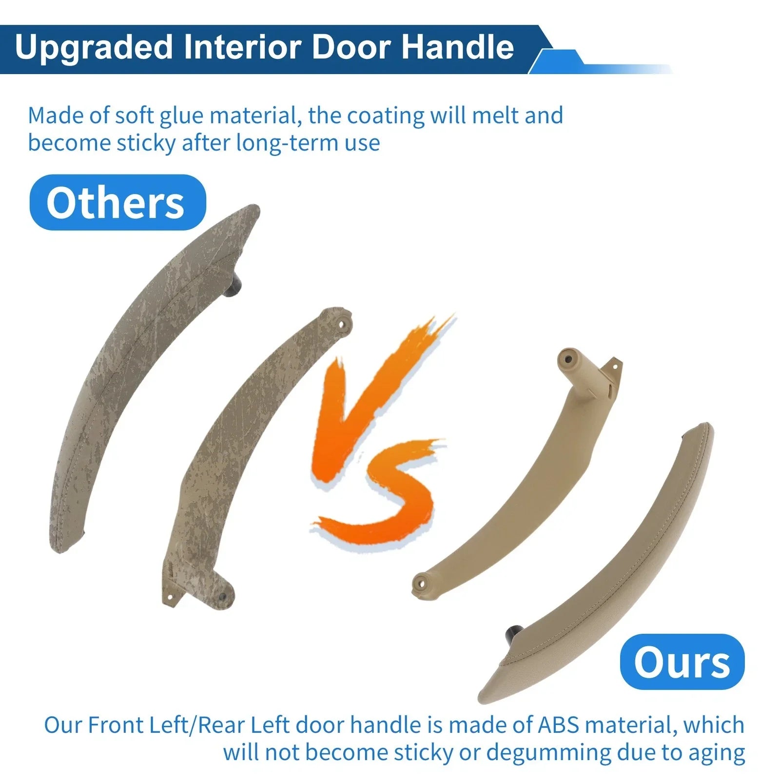 Inner Door Panel Handle for BMW X5 X6 (2007-2013) Beige