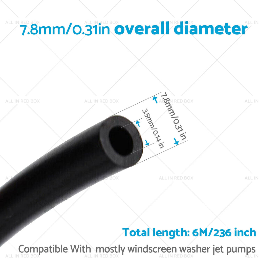 Windscreen Washer Nozzle Jet Hose Kit for Holden Commodore (1979–1988)