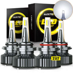 8x 9006 9005 LED Headlight Kit for High Low Beam (Universal)