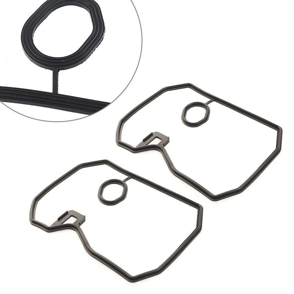 2X Cylinder Head Cover Gaskets Rubber for Honda VT500C VT600 VT750C (1983–1986)