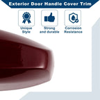 Door Handle Cover Trim for BMW X1 X5 F15 X6 F16 (2014-2019) Wine Red