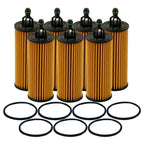Set of 7 Engine Oil Filters for Chrysler Dodge Jeep Ram VW V6 (StdAsp)