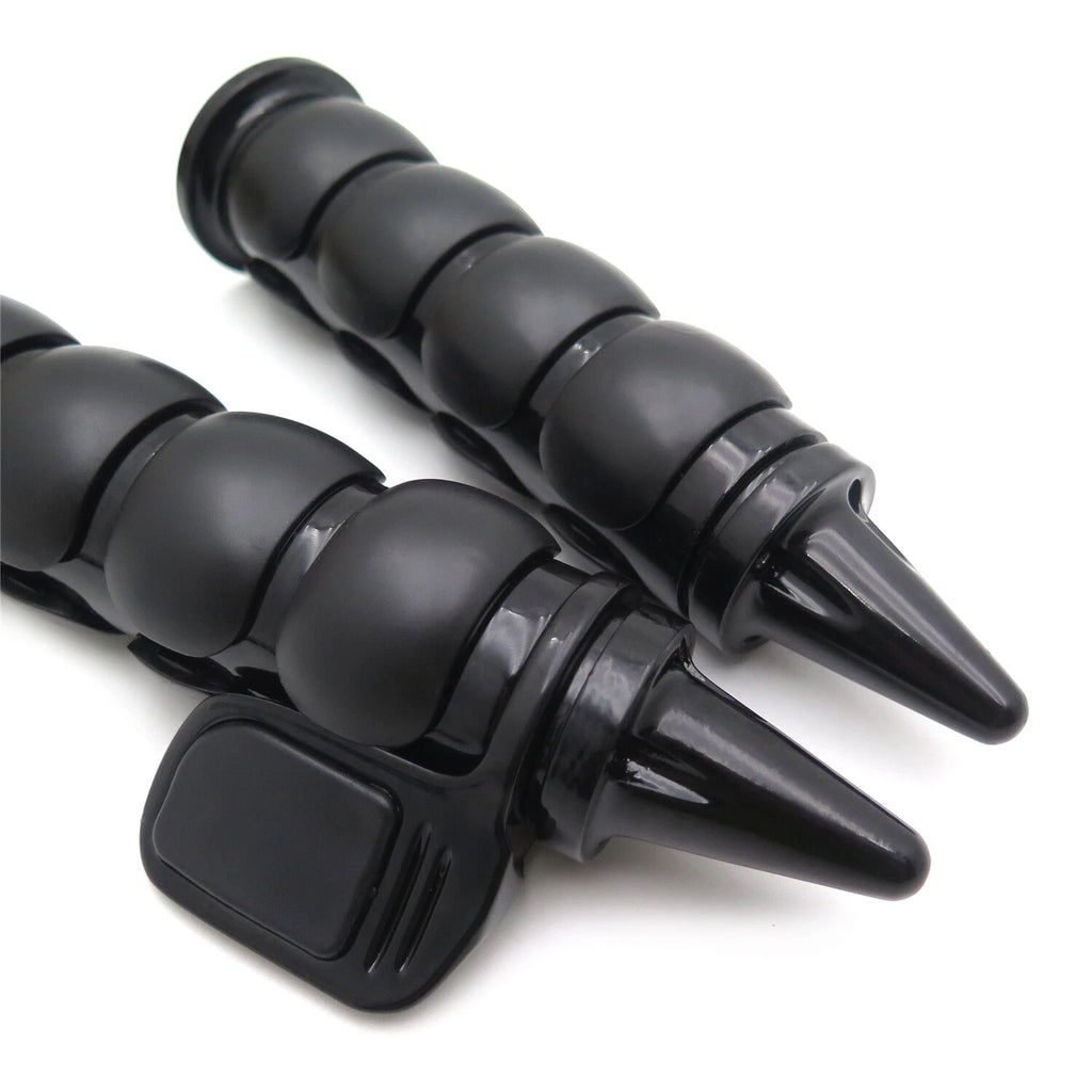 22mm Black Hand Grips for Suzuki Honda Yamaha (Motorcycle)