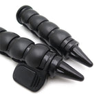 22mm Black Hand Grips for Suzuki Honda Yamaha (Motorcycle)
