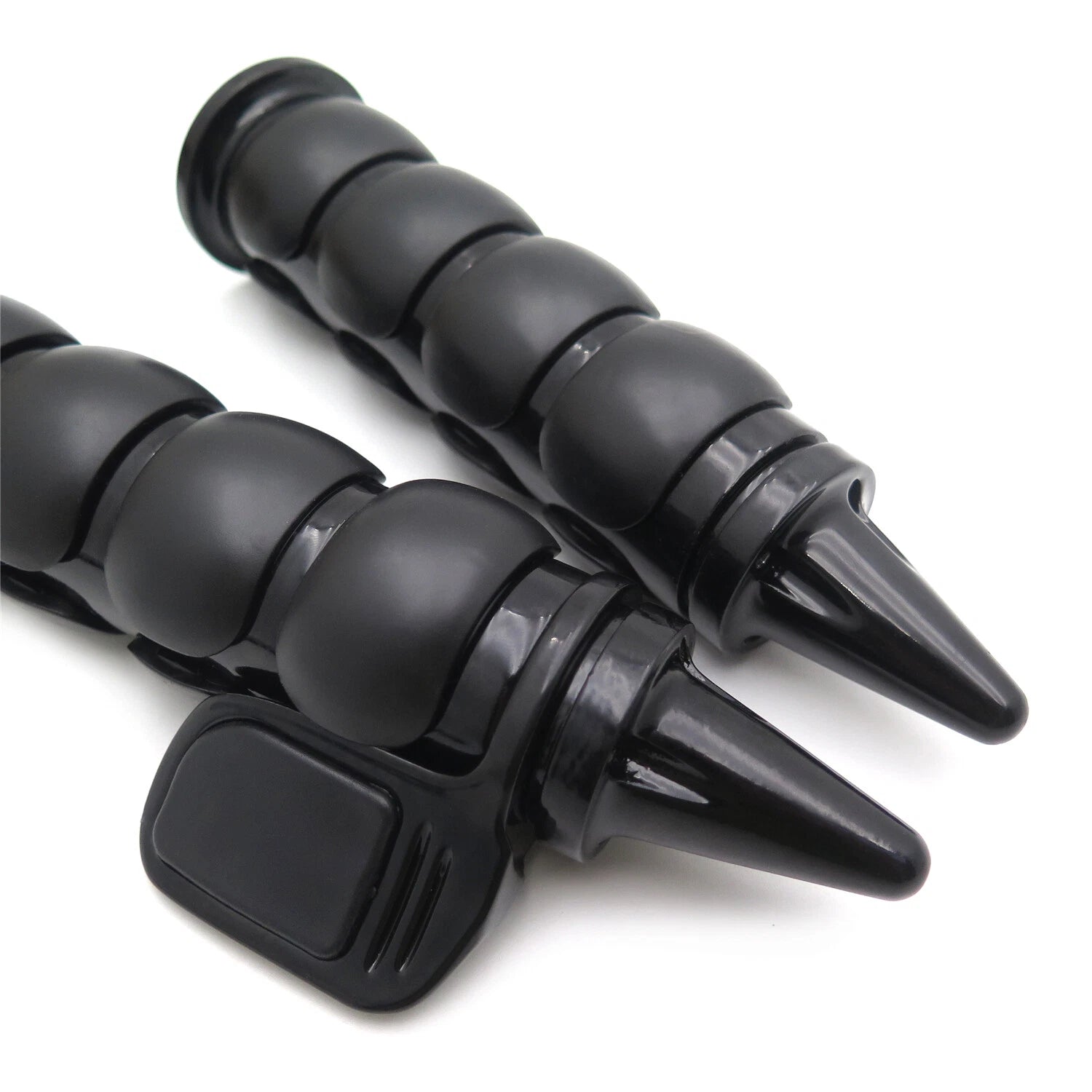 22mm Black Hand Grips for Suzuki Honda Yamaha (Motorcycle)