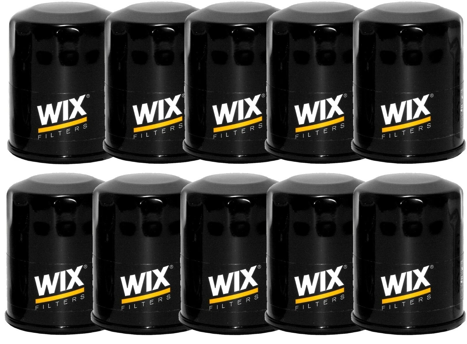 Set of 10 WIX Engine Oil Filters for Chrysler Dodge Eagle Ford Mazda Mitsubishi