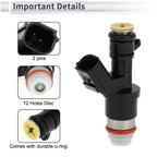 Fuel Injector No. 16450-R40-A01 for Honda Accord 2.4 (2008–2012) 1 Pc Black