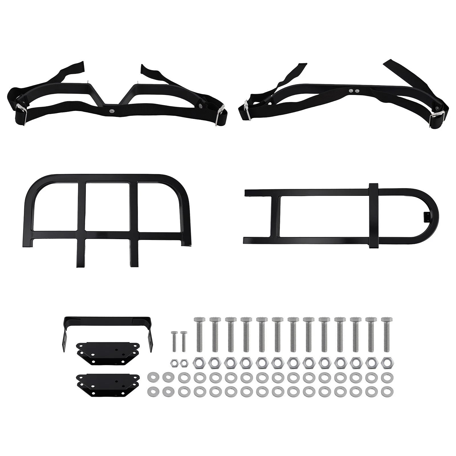 Rear Seat Bag Holder for Yamaha EZGO Golf Cart (Universal Attachment)