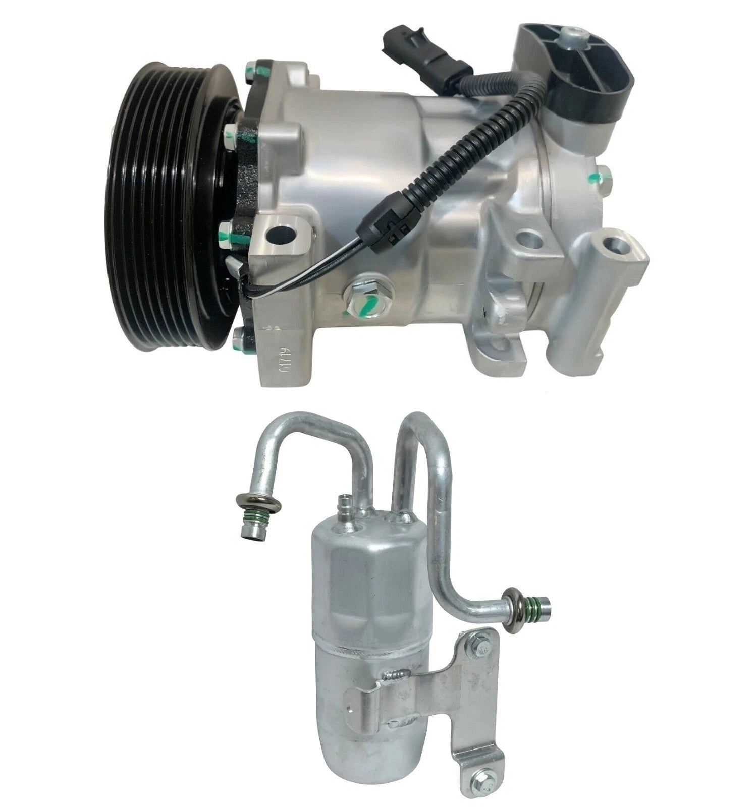 AC Compressor Kit Replacement for Dodge Ram 4000 5.7L (2002–2002)