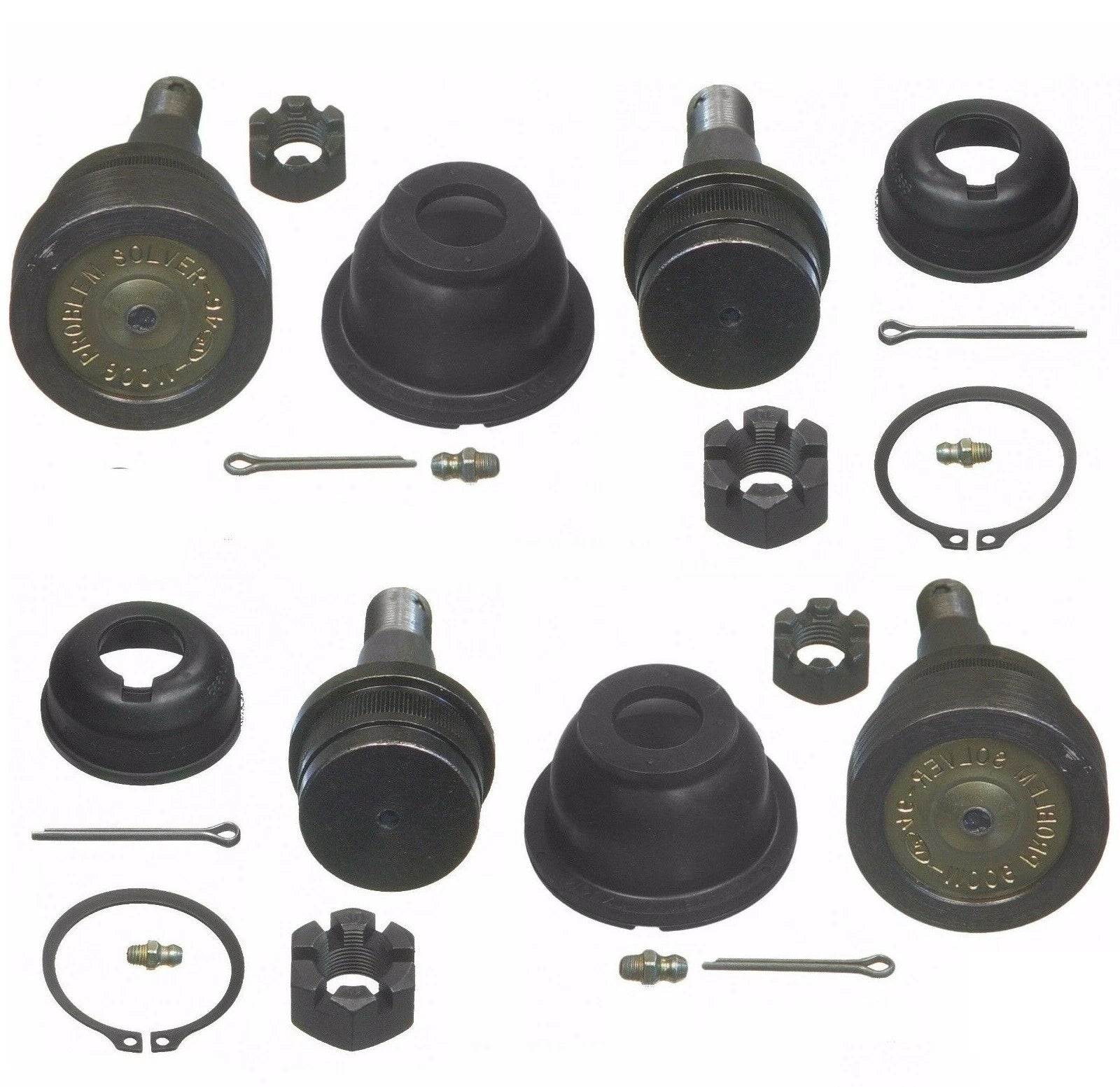 Moog Front Upper & Lower Suspension Ball Joint Kit for Dodge Ram 2500 3500 (2003–2010)