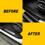Carbon Fiber Door Sill Scuff Protector for Car