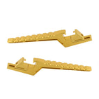 Gold Passenger Foot Peg Extensions for Surron Light Bee X/S X/L1E (2020-2023)