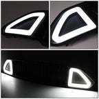 Vertical Look LED DRL Front Upper Bumper Grille for Ford Mustang (2018–2020)