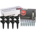 Set of 8 Ignition Coils & Spark Plugs for Lexus Toyota (GAS)