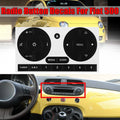 Fiat 500 Radio Button Repair Decal Sticker (2011-2016)