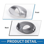 Front Left Headlight Washer Nozzle Cover for BMW M3 (2008–2013) - Silver Tone