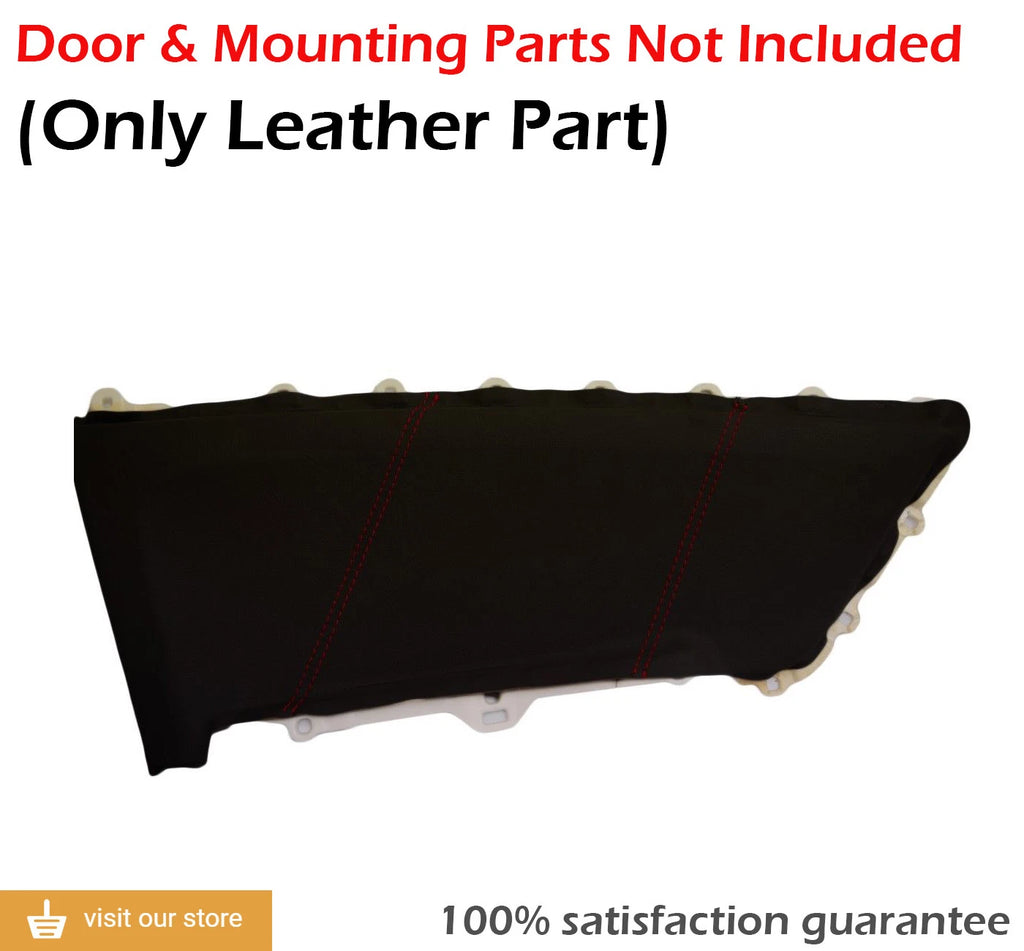 Synthetic Leather Door Panel for Honda Civic Coupe (2012–2015) Red Stitch