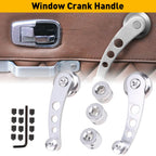 Pair Aluminum Manual Window Crank Handles for Truck
