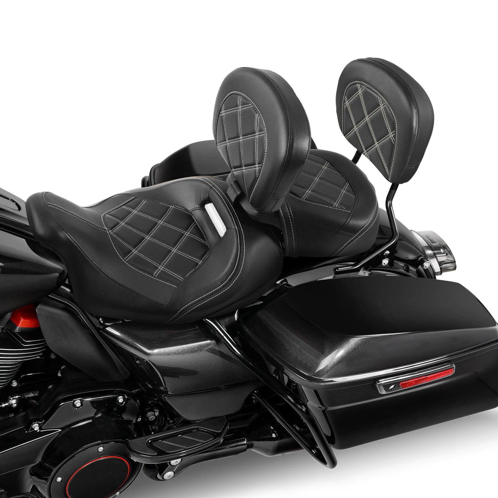 Backrest Pad Set for Harley CVO Street Road Glide (2009–2023)