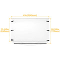3/16" Front Full Windshield for Honda Pioneer 500 (2017–2020) / 520 (2021+)