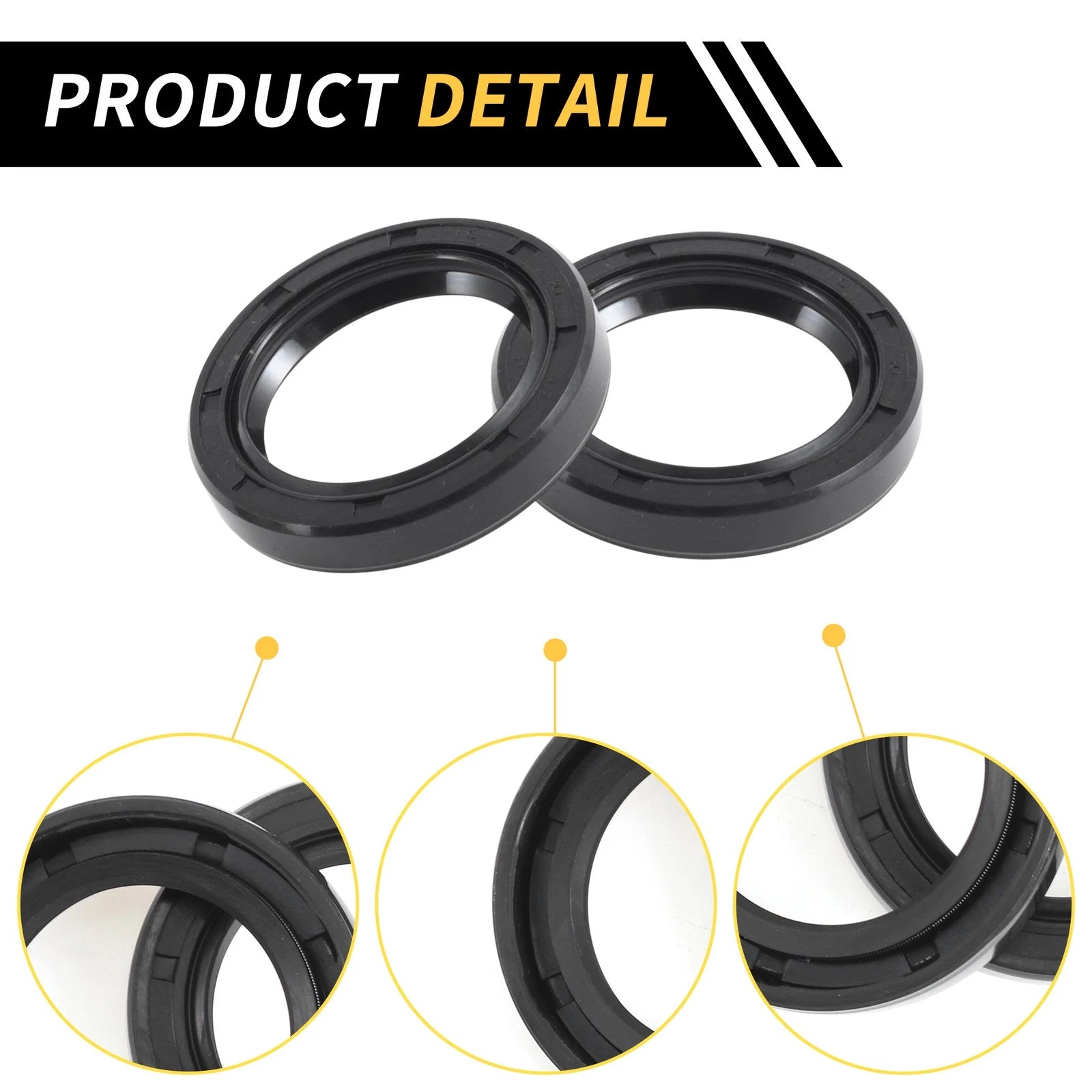 Set of 5 Oil Seal Ring 30x42x7mm NBR Rubber for Various Models 