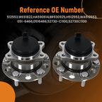 Rear LH RH Wheel Hub Bearing Assembly for Kia Sportage (2017–2020) 52730C1100