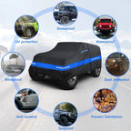 Heavy Duty Car Cover for Jeep Wrangler JKU JLU (1999–2025) UV Dust Protector