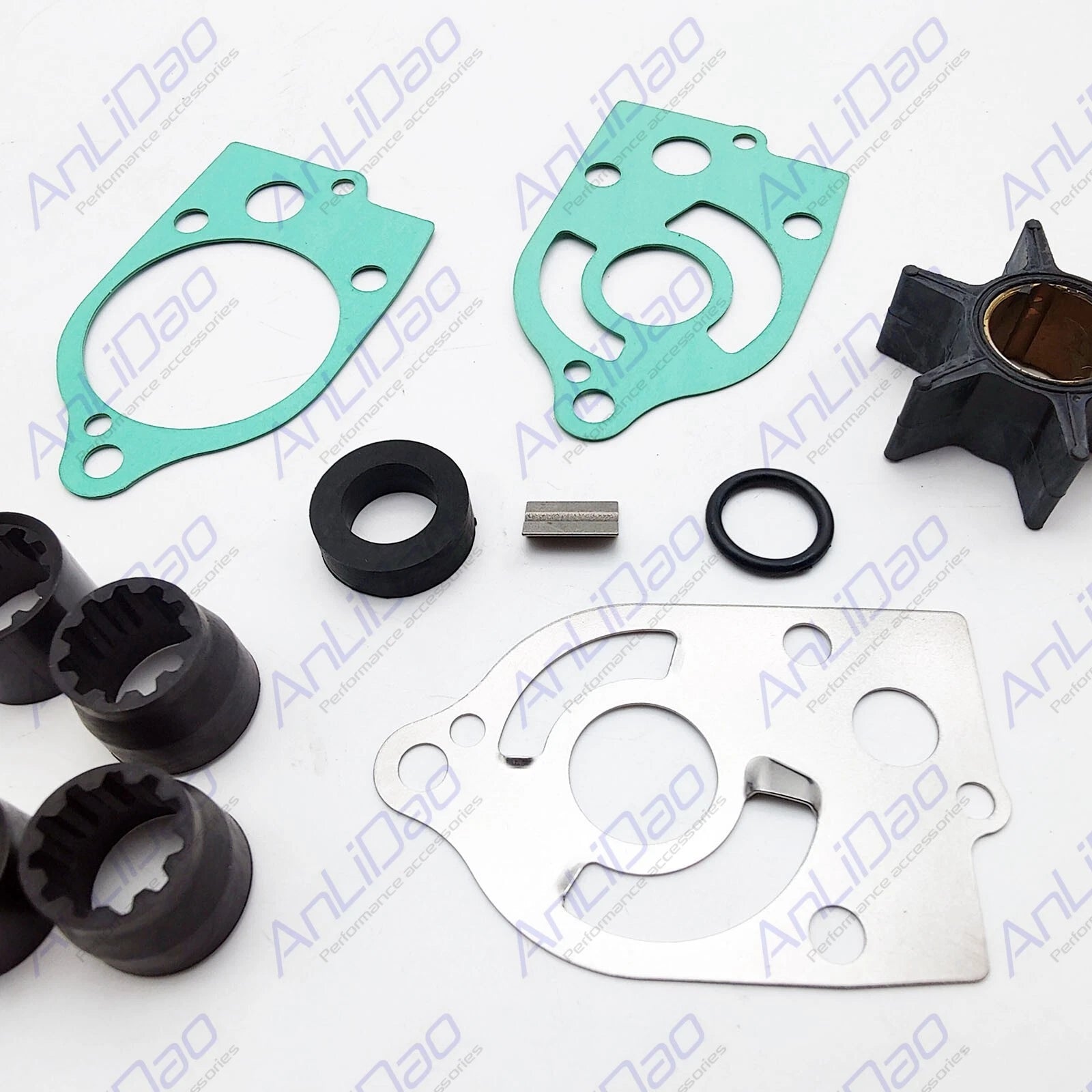 Water Pump Impeller Kit for Mercury 30-70HP (47-89983Q 1, 47-89983, 89983Q, 18-3207)