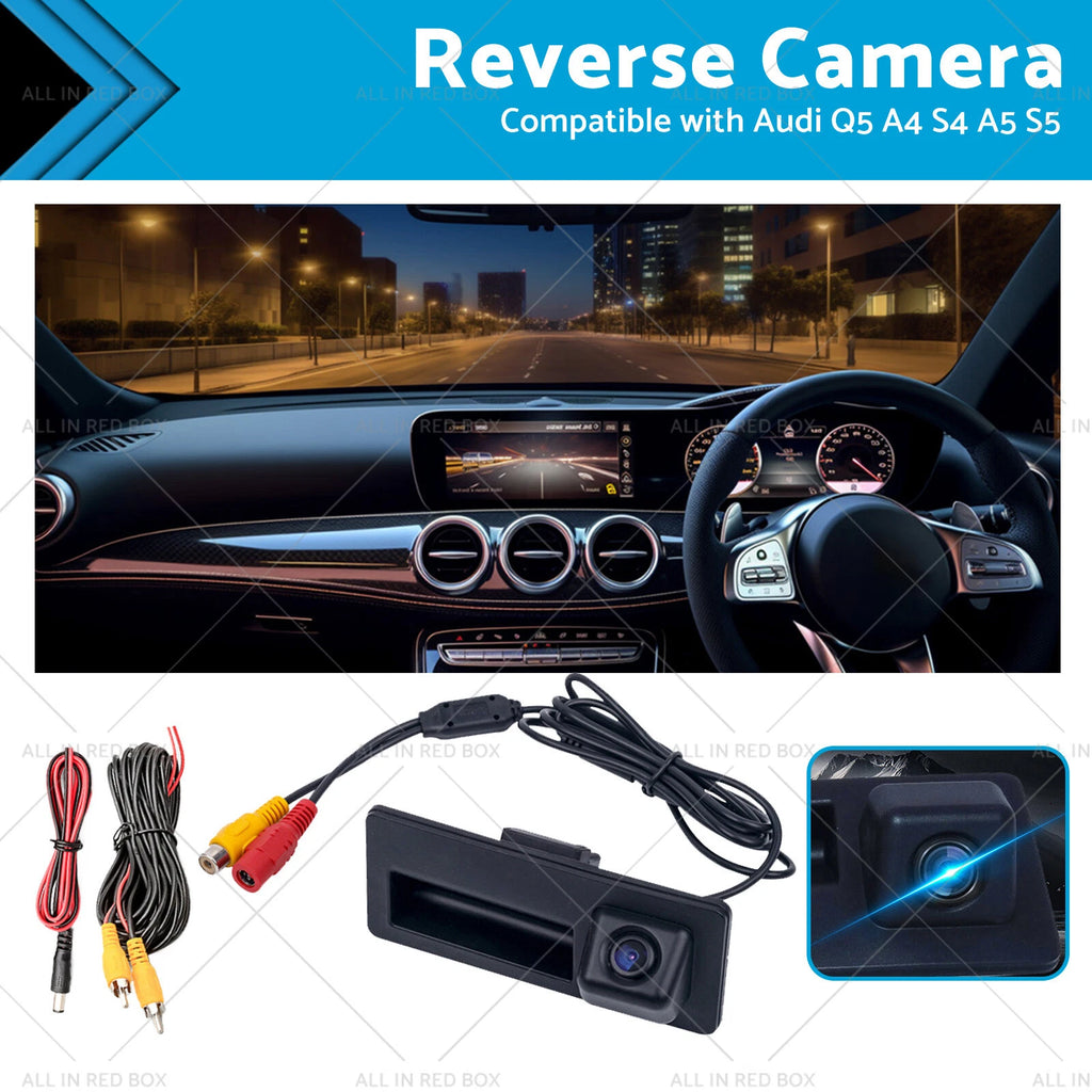 Auto Reverse Parking Camera for Audi Q5 A4 S4 A5 (2008–2020)