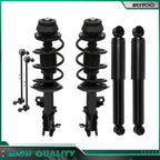 Front Struts & Coil Spring Rear Shocks Sway Bars for Hyundai Accent (2012–2017)