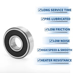 Deep Groove Ball Bearing 22x56x16mm for Scooter Skateboard (1 Pc)