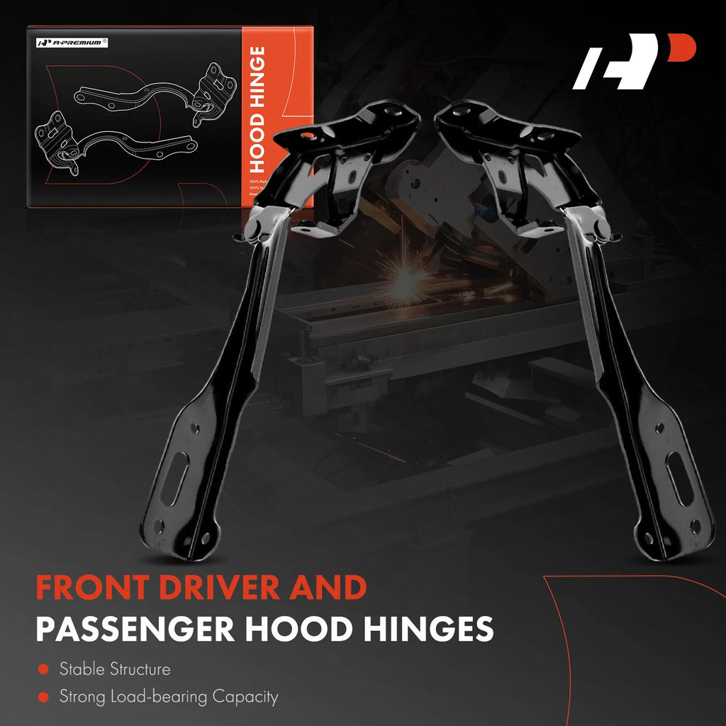 2Pcs Hood Hinge for Honda Civic (2017-2021)