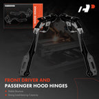 2Pcs Hood Hinge for Honda Civic (2017-2021)
