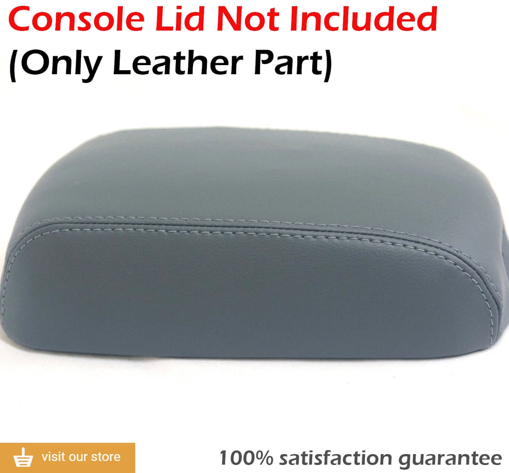Center Console Armrest Cover for Kia Optima (2004–2008) Gray Leather