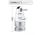 316 Stainless Steel Inside Eye End for Yacht Bimini Frame (22mm, 25mm)