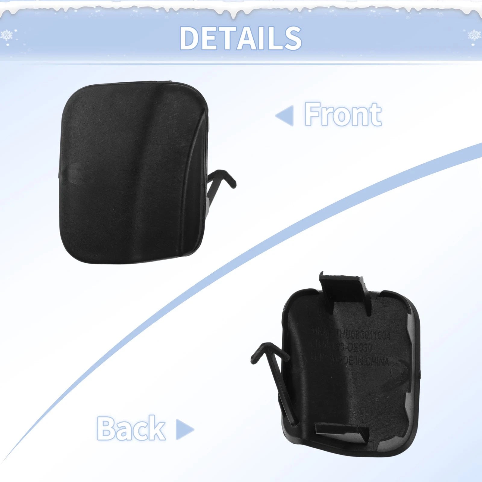 Tow Hook Cover Cap for Toyota Highlander (2014–2016) No. 521280E110