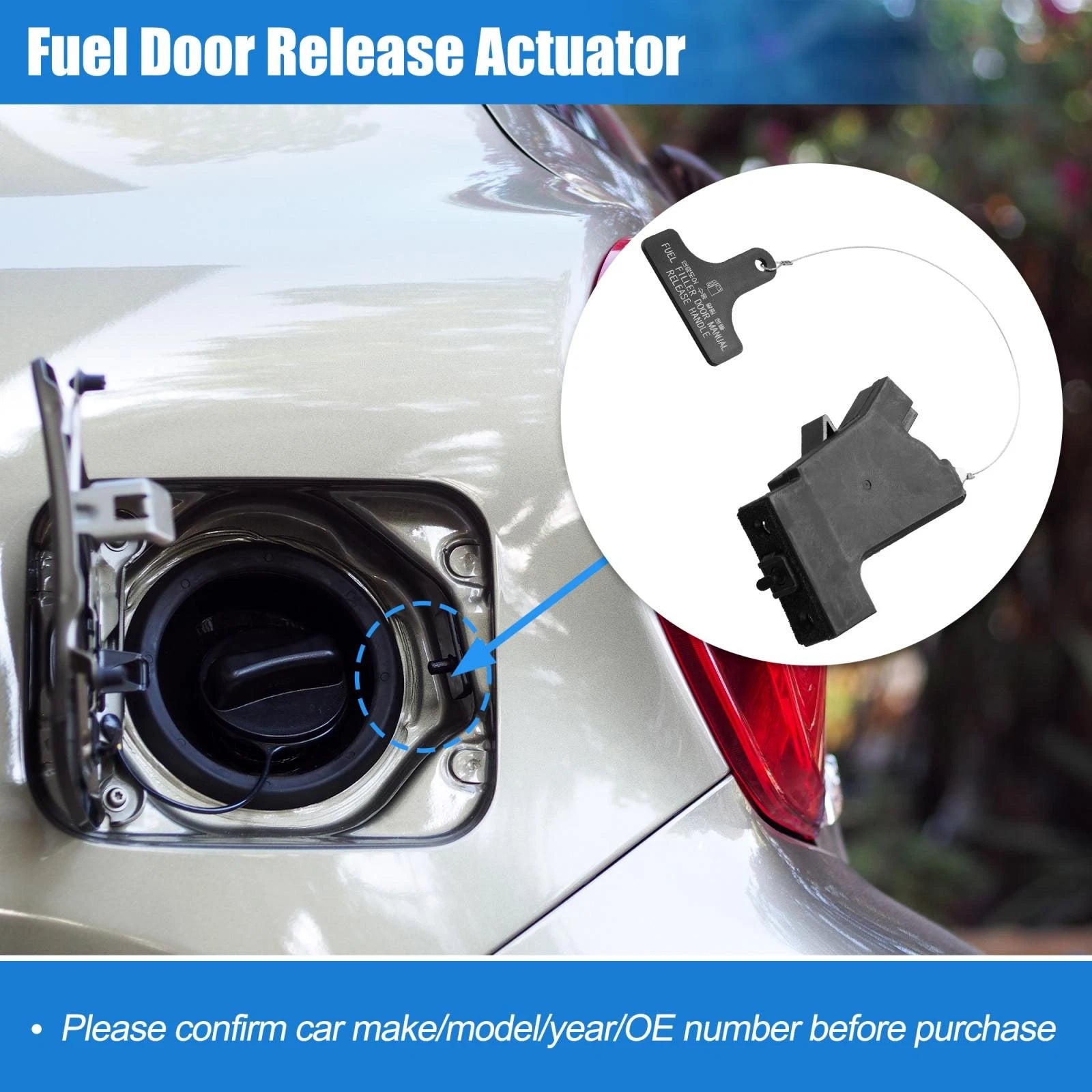 Fuel Door Lock Actuator 81590-3V000 for Hyundai Sonata Azera Kia Optima (2011–2015)