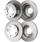 Front and Rear Disc Brake Rotors for Kia Sorento (2003–2006)