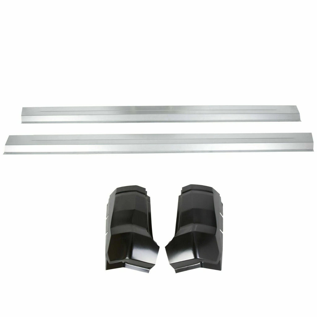 Set of 2 Outer Rocker Panels & Cab Corners for Dodge Ram (2009-2018)