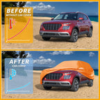 Waterproof Car Cover for Hyundai Venue (210D-PU, All Weather, Orange)