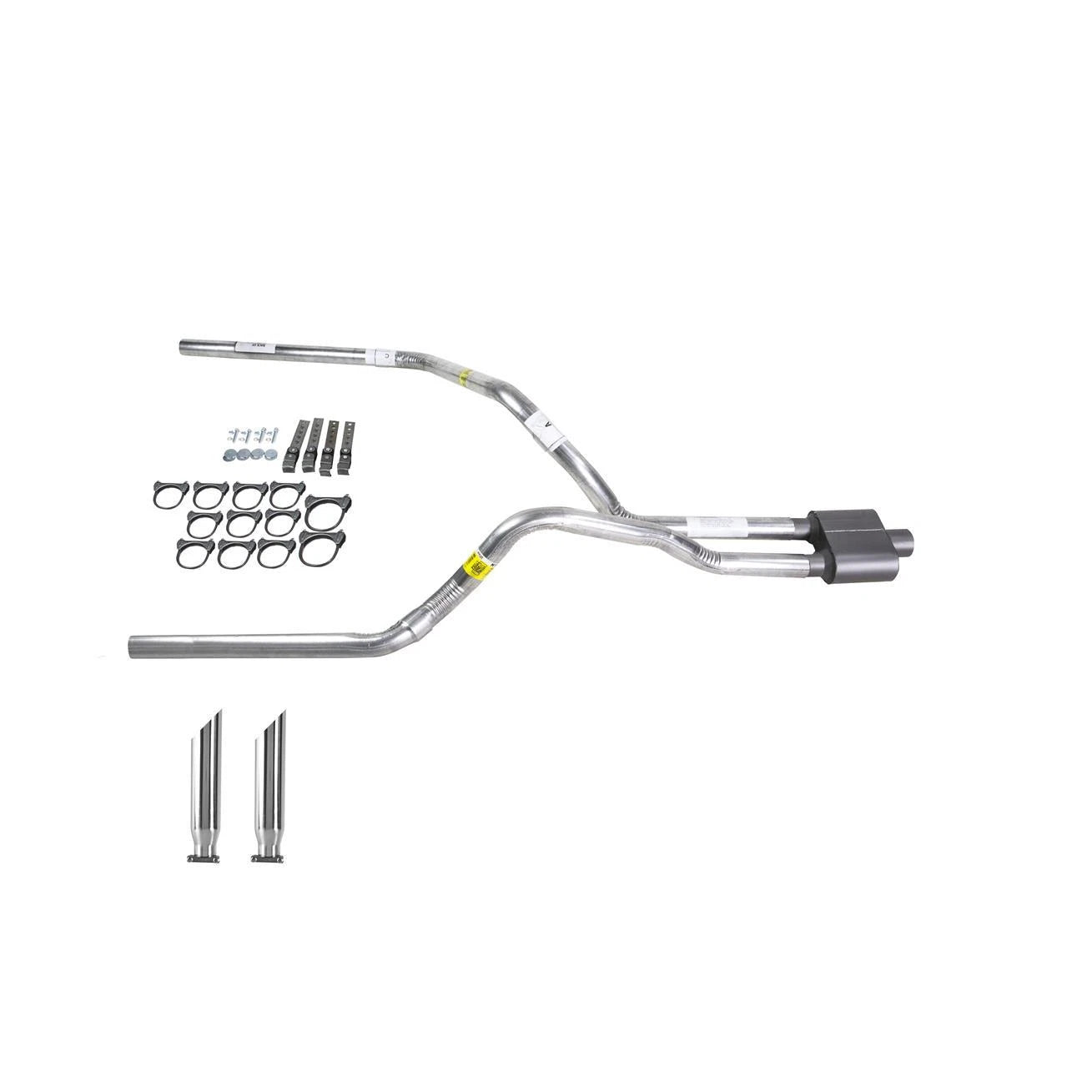 Dual Exhaust Muffler with Tip for Silverado (1988–1995)