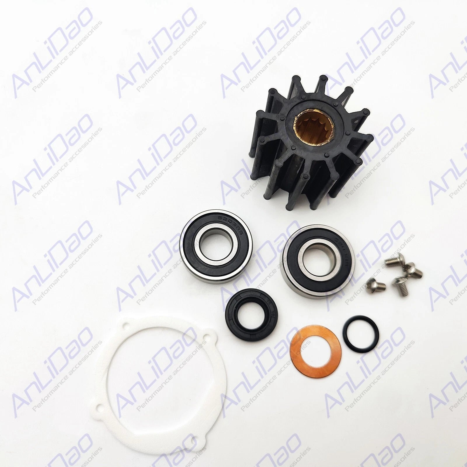Sea Water Pump Repair Kit for Johnson F6B-9 (10-24232-1, 09-812B-1)