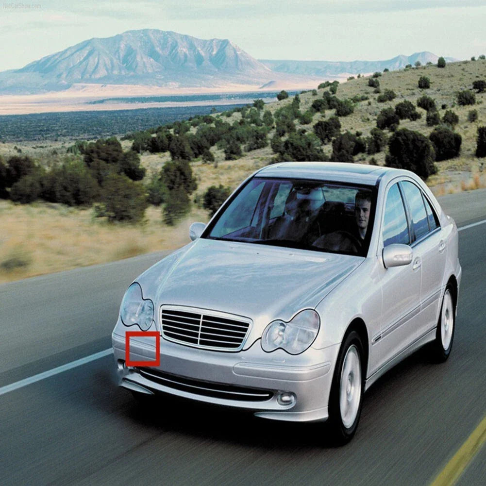 Front Bumper Tow Hook Winch Cover for Mercedes W203 (2000–2007)